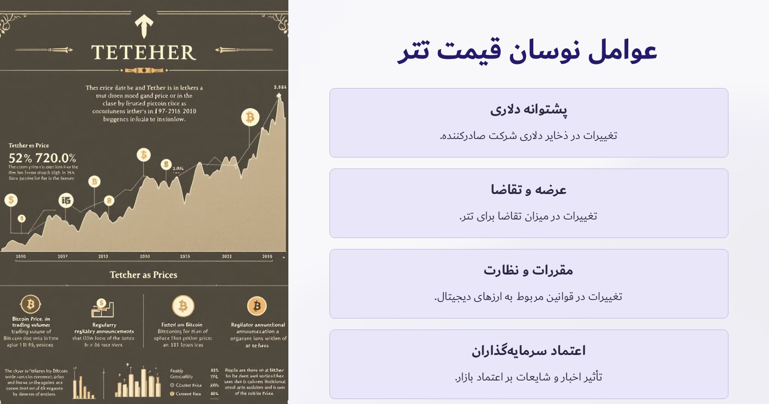 عوامل نوسان قیمت تتر